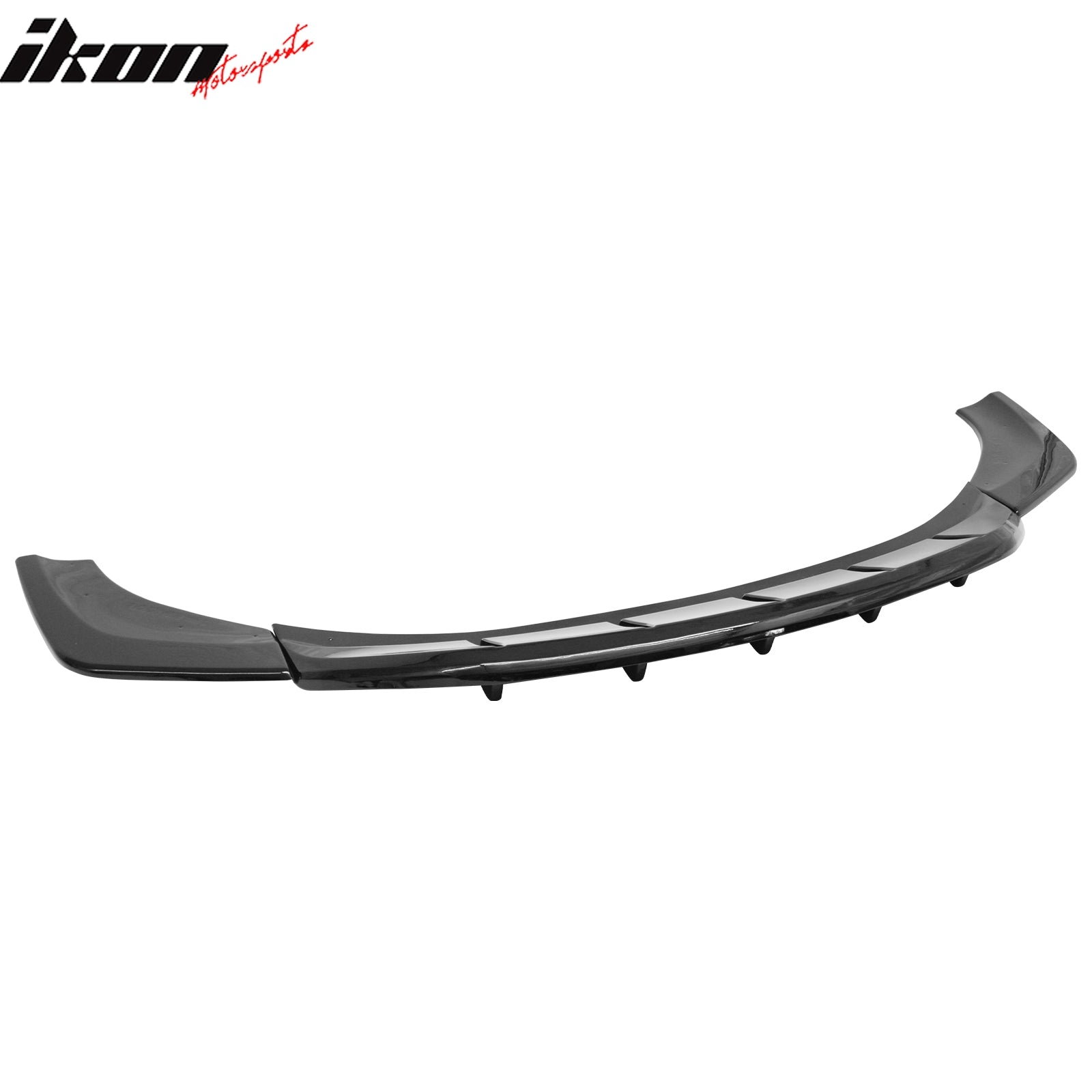 Fits 23-26 Alfa Romeo Tonale IKON Style Rear Bumper Diffuser 3PC Gloss Black ABS