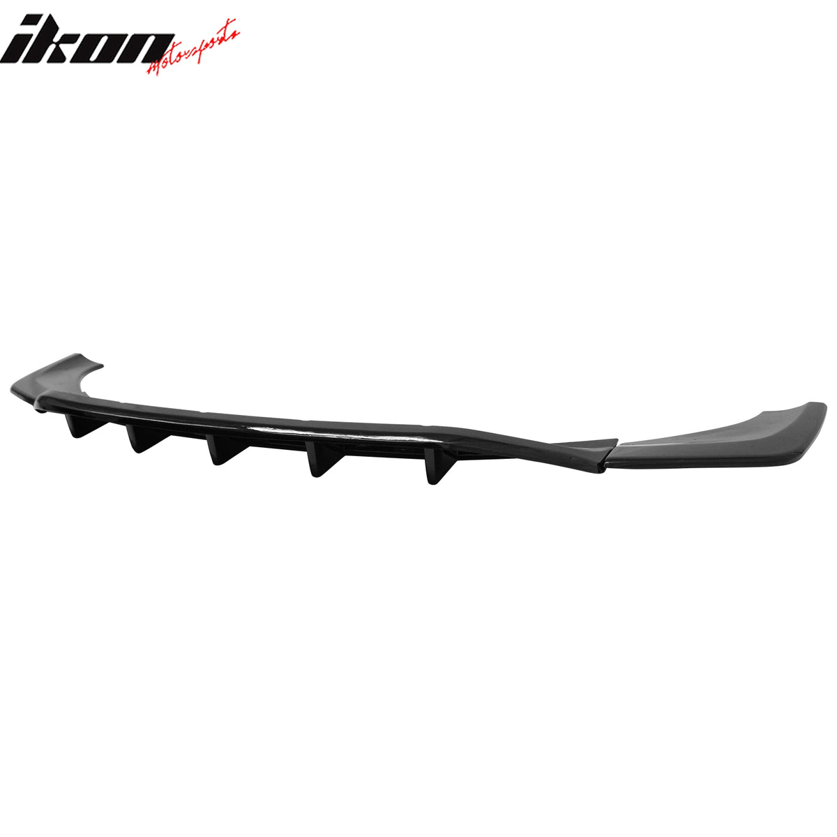 Fits 23-26 Alfa Romeo Tonale IKON Style Rear Bumper Diffuser 3PC Gloss Black ABS