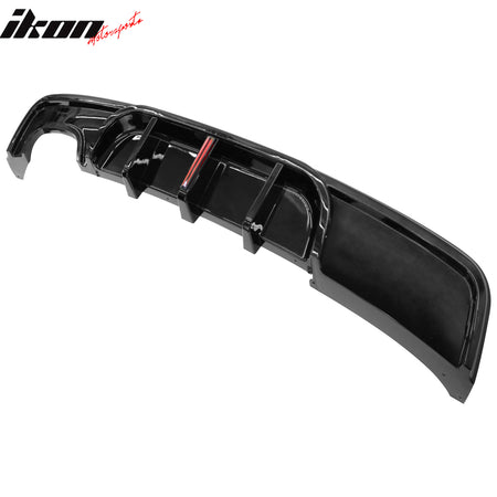 Fits 08-13 BMW 1-Series E82 E88 M Performance Rear Diffuser W/ LED Gloss Black