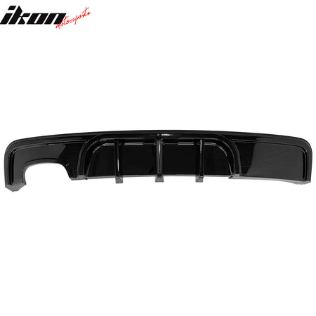 Fits 08-13 BMW 1-Series E82 E88 M Performance Rear Diffuser W/ LED Gloss Black