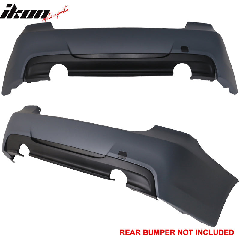 Fits 06-11 BMW E90 3-Series 335 Only M-T Msport Rear Lip Diffuser - PP