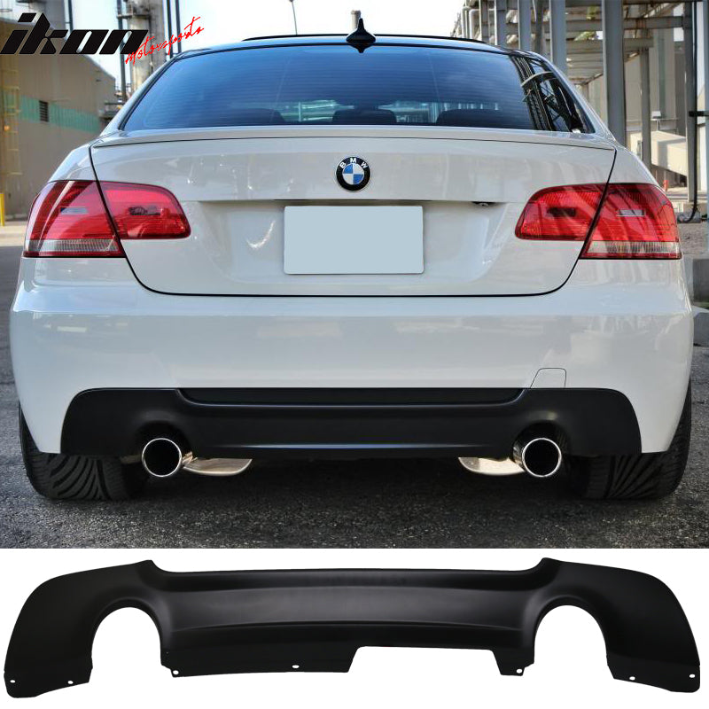 2007-2013 BMW E92 335 M-Tech Msport Unpainted Rear Bumper Diffuser PP