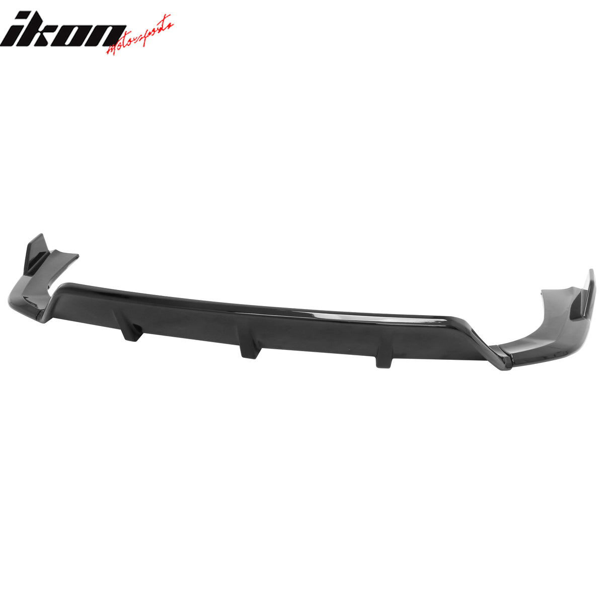 Fits 14-18 BMW F15 X5 MT M Sport Ikon Style Rear Diffuser Gloss Black ABS 3PCS