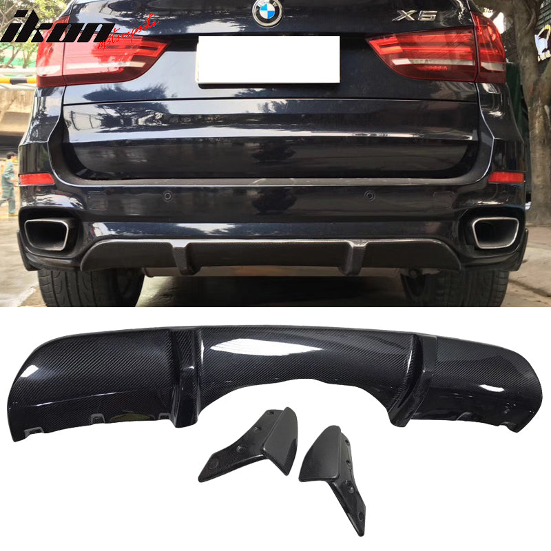 IKON MOTORSPORTS, Rear Diffuser Compatible With 2014-2018 BMW F15