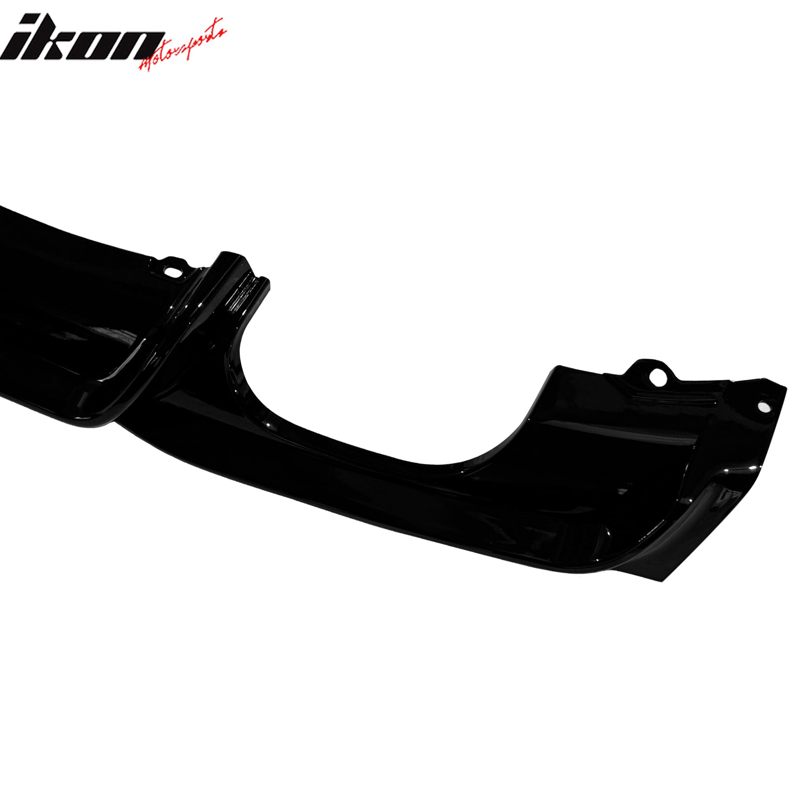 Fits 12-18 BMW 3 Series F30 F31 Gloss Black Rear Diffuser Single Side Exhaust