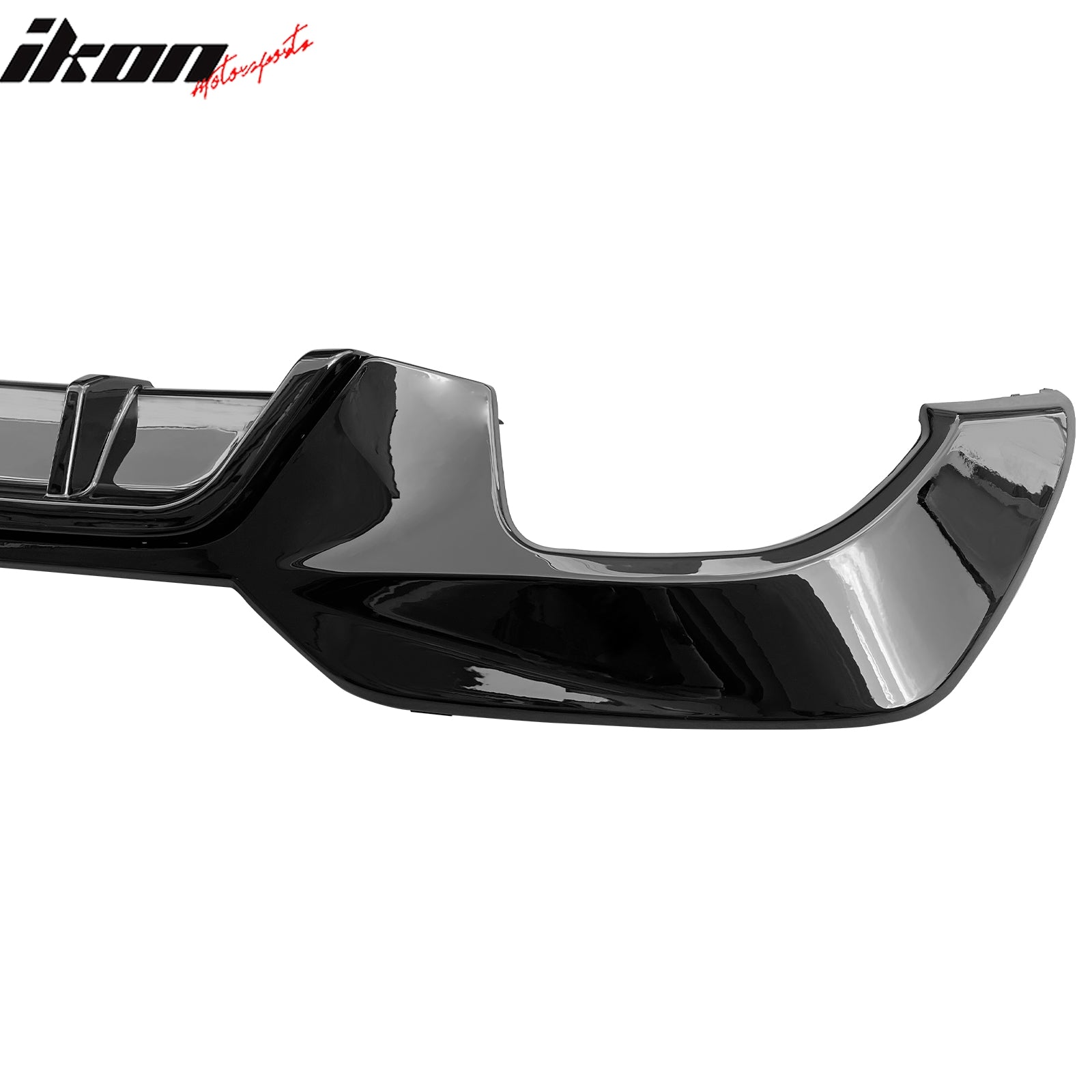 Fits 19-22 BMW Pre LCI G20 3 Series Sedan Gloss Black Rear Diffuser M340 Style