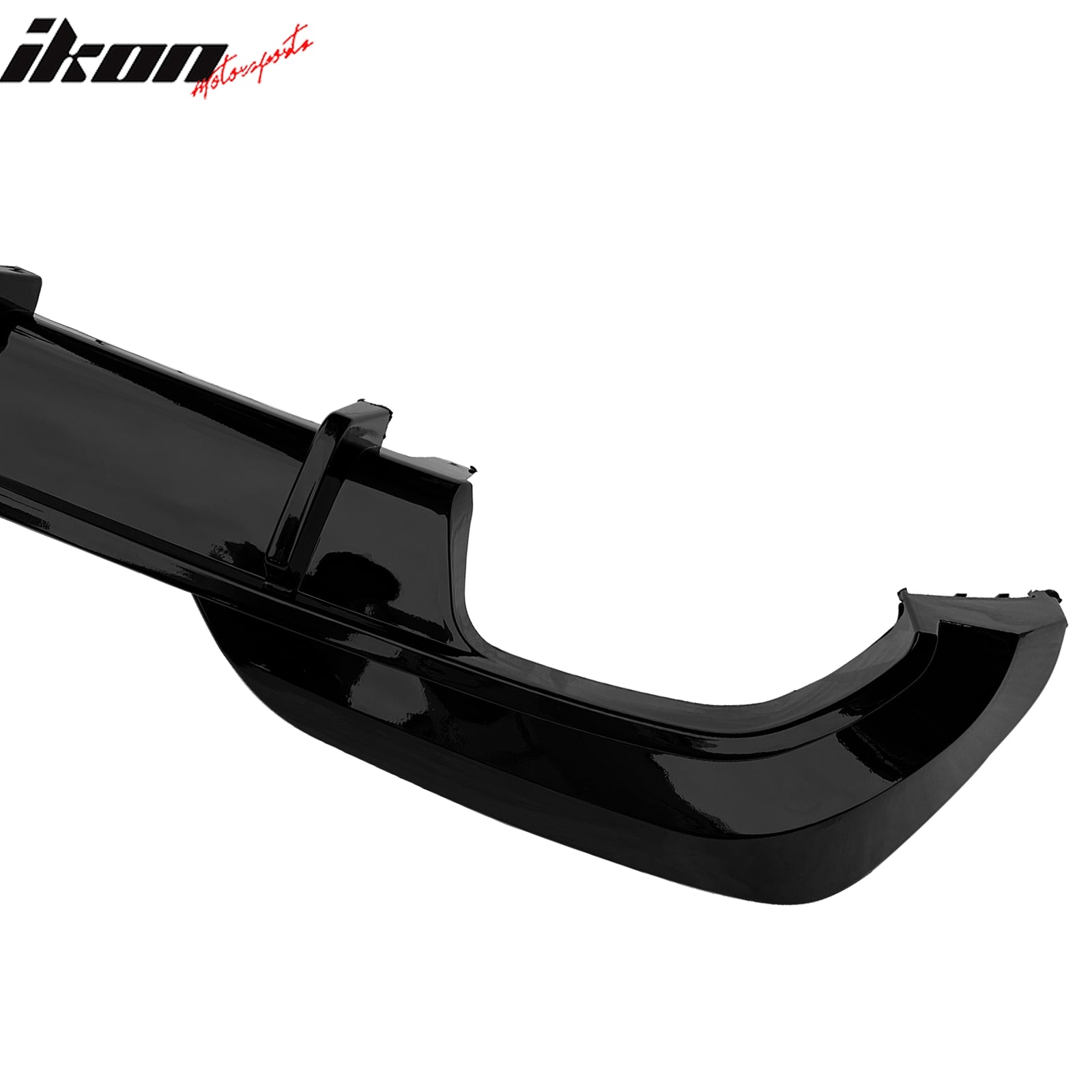 Fits 19-22 BMW Pre LCI G20 3 Series Sedan Gloss Black Rear Diffuser w/ LED Light