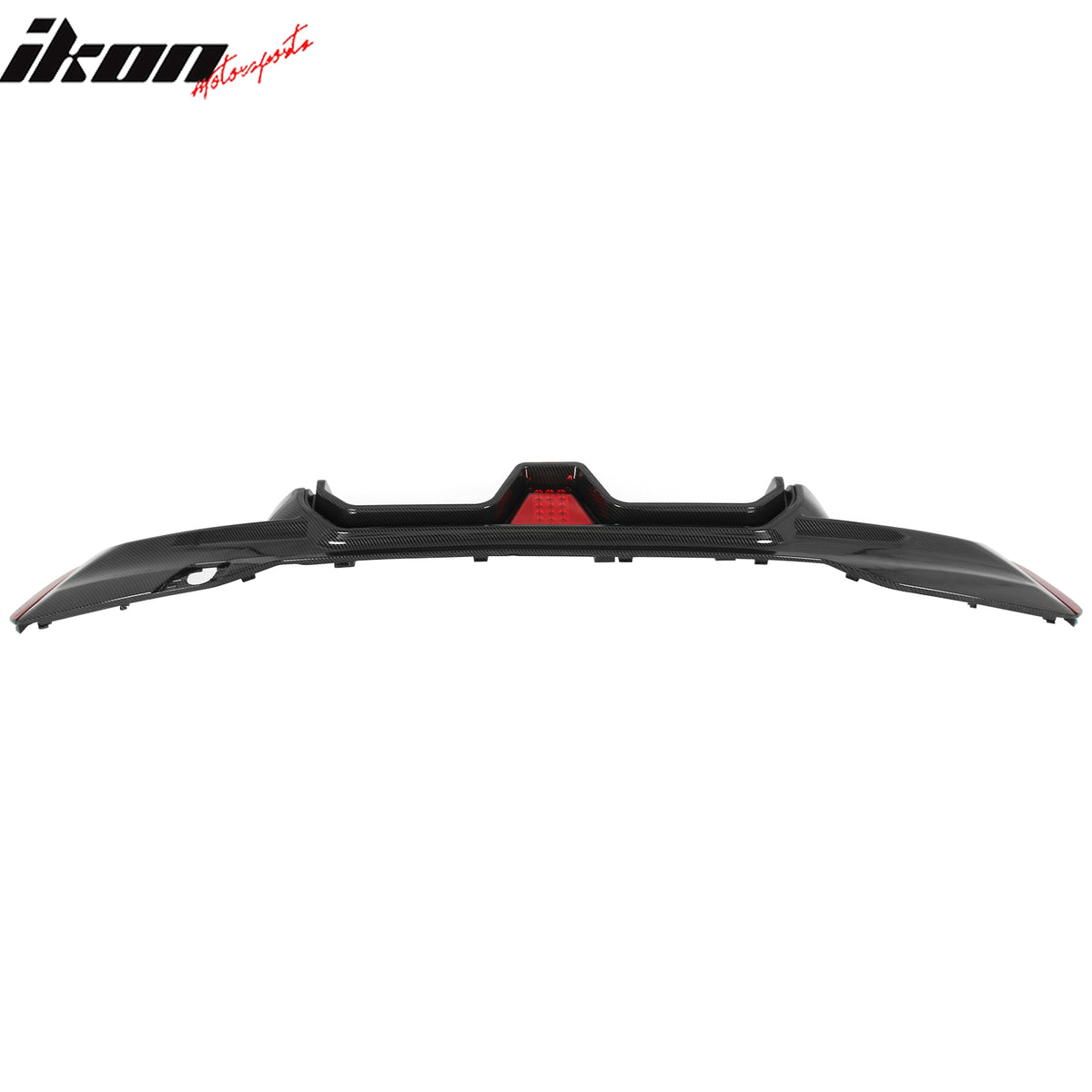 For 17-23 BMW G30 G31 G38 5 Series Carbon Fiber Print M5 CS Rear Diffuser w/ LED