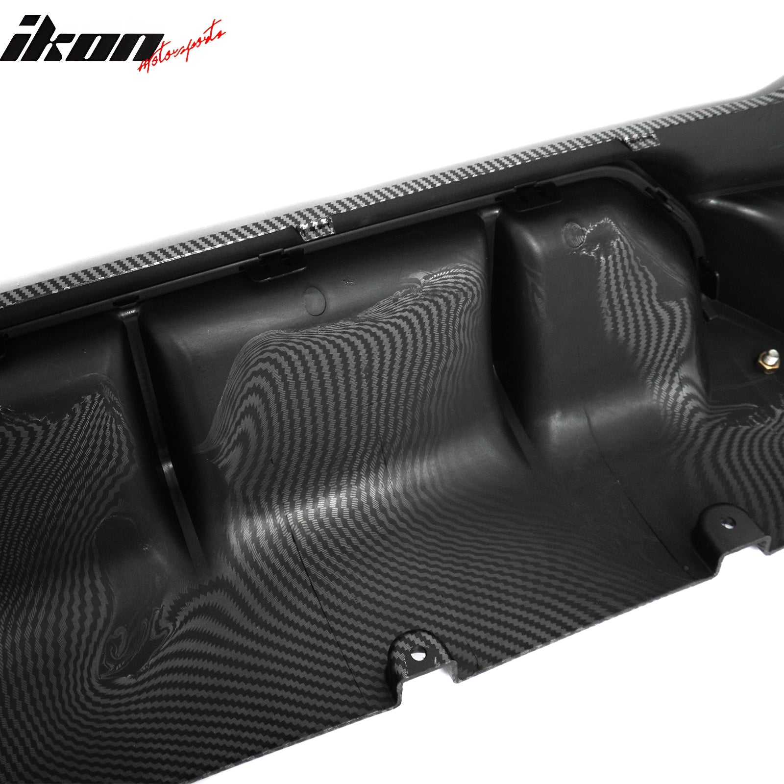 For 17-23 BMW G30 5 Series M5 Competition Style Rear Diffuser Carbon Fiber Print