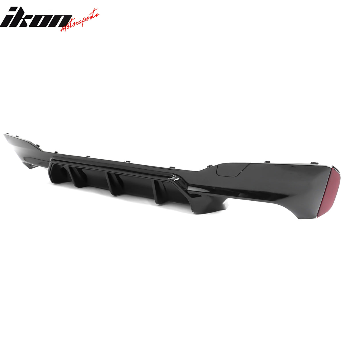 Fits 17-23 BMW G30 5 Series F90 M5 Competition Style Rear Diffuser Gloss Black