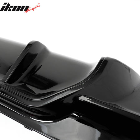 Fits 17-23 BMW G30 5 Series F90 M5 Competition Style Rear Diffuser Gloss Black