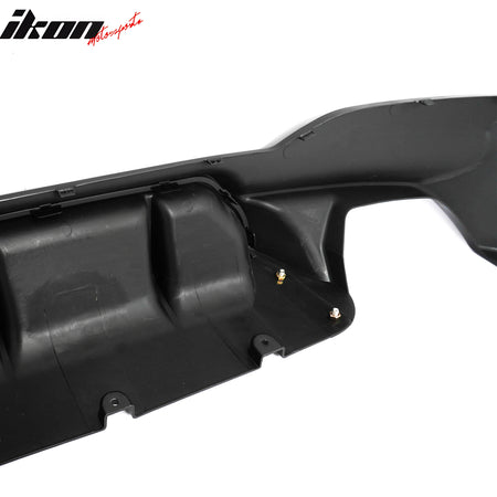 Fits 17-23 BMW G30 5 Series F90 M5 Competition Style Rear Diffuser Gloss Black