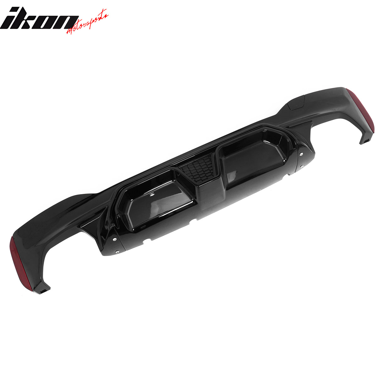 Fits 17-23 BMW G30 5 Series M Sport F90 M5 CS Style Rear Diffuser Gloss Black PP
