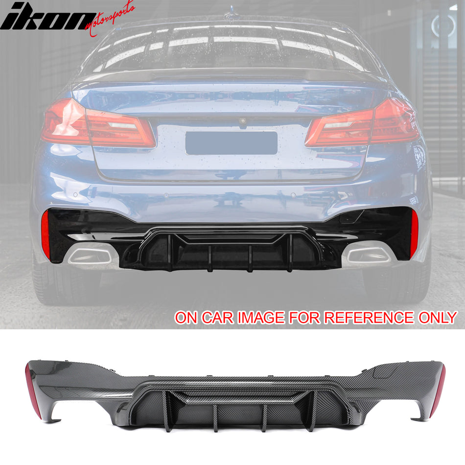 2017-2023 BMW G30 5 Series CF Print PP Diffuser M5 M Perfermance Style