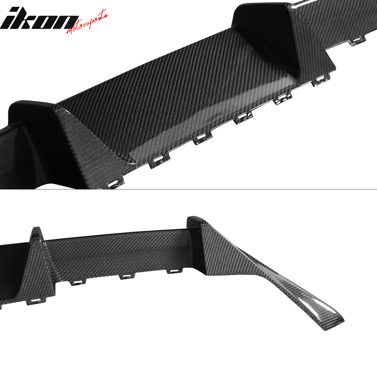 Fits 23-24 BMW G87 M2 M Performance Style Rear Bumper Lip Diffuser Carbon Fiber