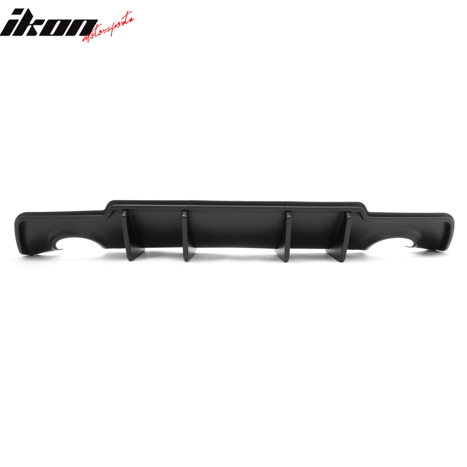 2011-2014 Chrysler 300 3PCS Rear Bumper Lip Diffuser Lower Valance Exterior Auto Parts Painted Matte Black PP Polypropylene