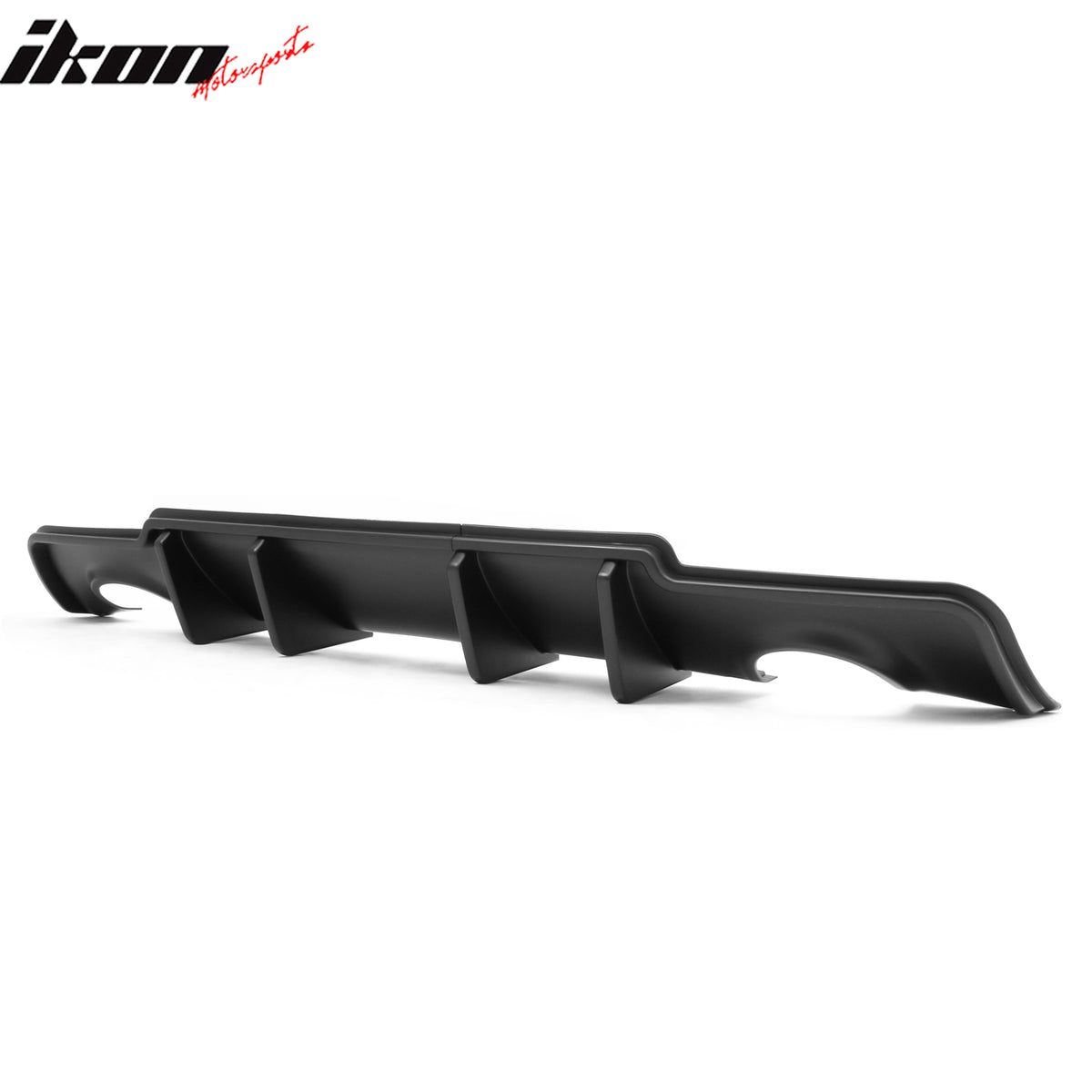 Fits 11-14 Chrysler 300 Rear Bumper Lip Diffuser Valance PP Matte Black 3PCS
