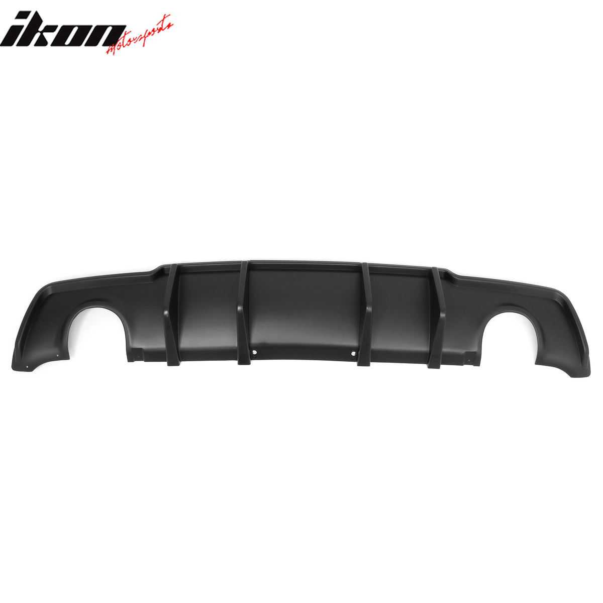 Fits 11-14 Chrysler 300 Rear Bumper Lip Diffuser Valance PP Matte Black 3PCS