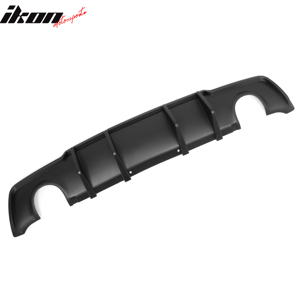 Fits 11-14 Chrysler 300 Rear Bumper Lip Diffuser Valance PP Matte Black 3PCS