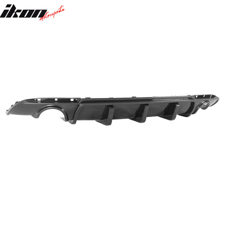 Fits 15-23 Chrysler 300 Rear Bumper Lip Diffuser Valance PP Carbon Fiber Print