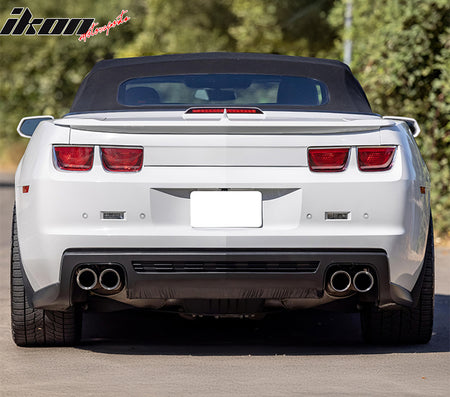 Fit 10-13 Chevy Camaro ZL1 Style Rear Bumper Diffuser Lip Lower Cover Valance