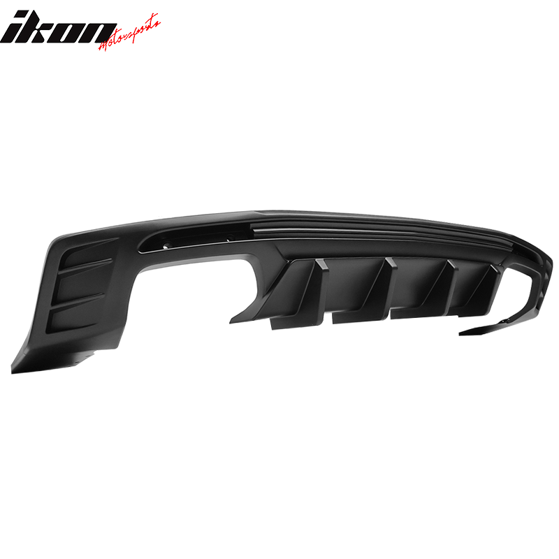 Fits 16-24 Chevy Camaro Ikon Style Rear Bumper Lip Diffuser 3PCS PP