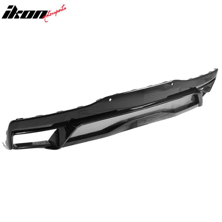 Fits 20-26 Chevy Corvette C8 Z51 Stingray OE Rear Bumper Diffuser Pearl Black PP