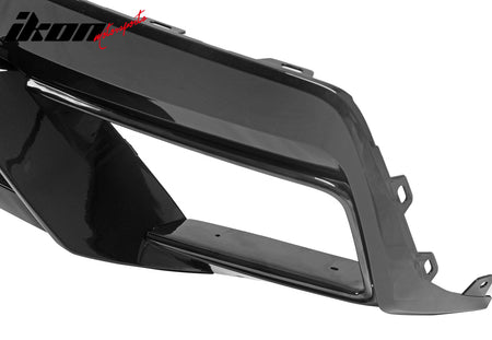 Fits 20-26 Chevy Corvette C8 Z51 Stingray OE Rear Bumper Diffuser Pearl Black PP