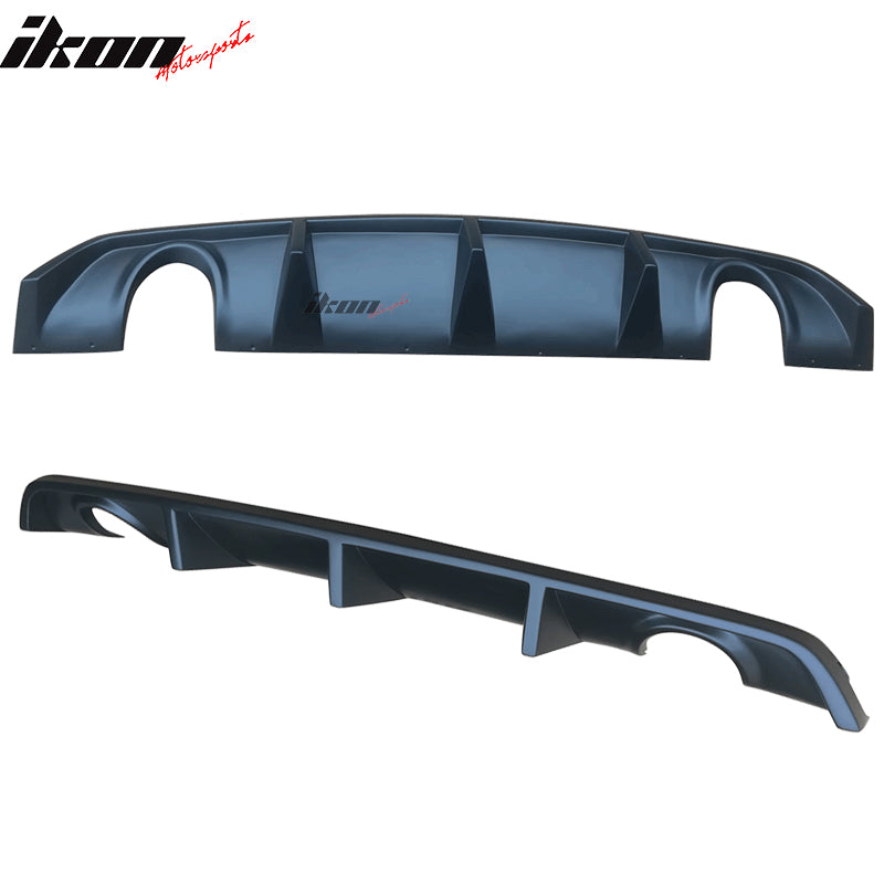 Fits 12-14 Dodge Charger SRT8 OE Style Rear Lip Bumper Valance Diffuser PP