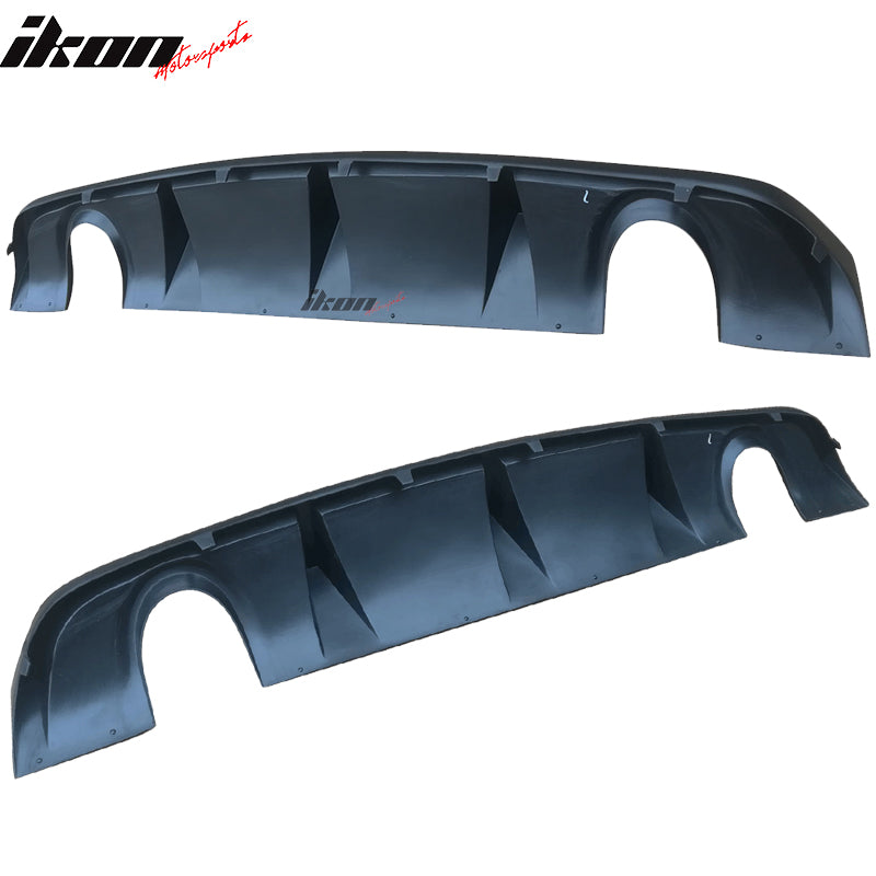 Fits 12-14 Dodge Charger SRT8 OE Style Rear Lip Bumper Valance Diffuser PP
