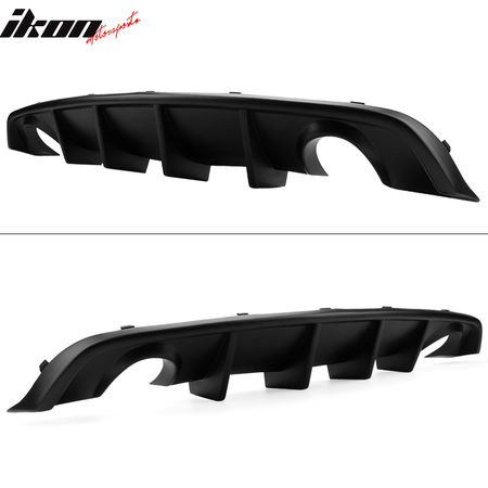 Fit 2012-2014 Dodge Charger SRT8 Rear Diffuser w/ Reflective Tape