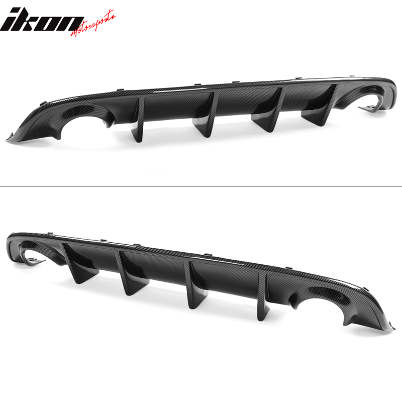 Buy Best Gloss Black/ CFL Dodge Charger Rear Diffuser OEM Style at Best ...