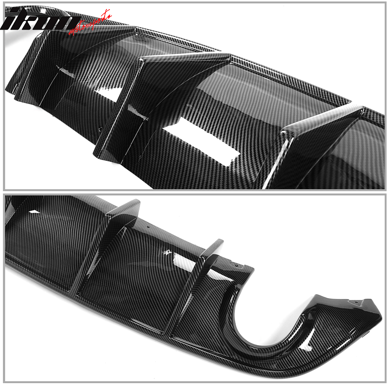 Buy Best Gloss Black/ CFL Dodge Charger Rear Diffuser OEM Style at Best ...