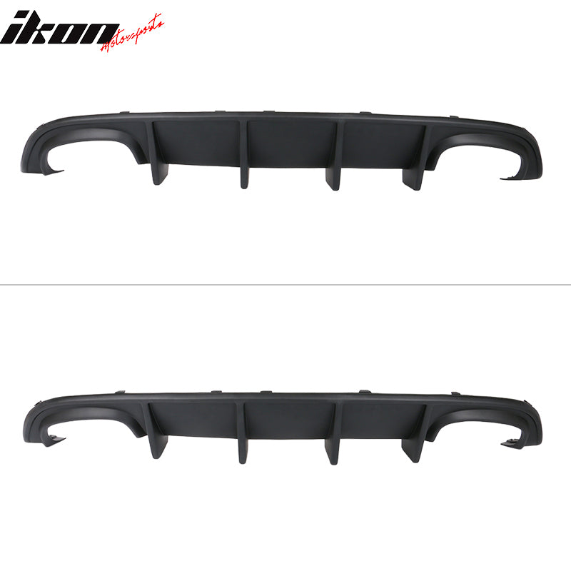 Fits 15-23 Dodge Charger Quad Exhaust Rear Diffuser + Side Aprons Unpainted PP