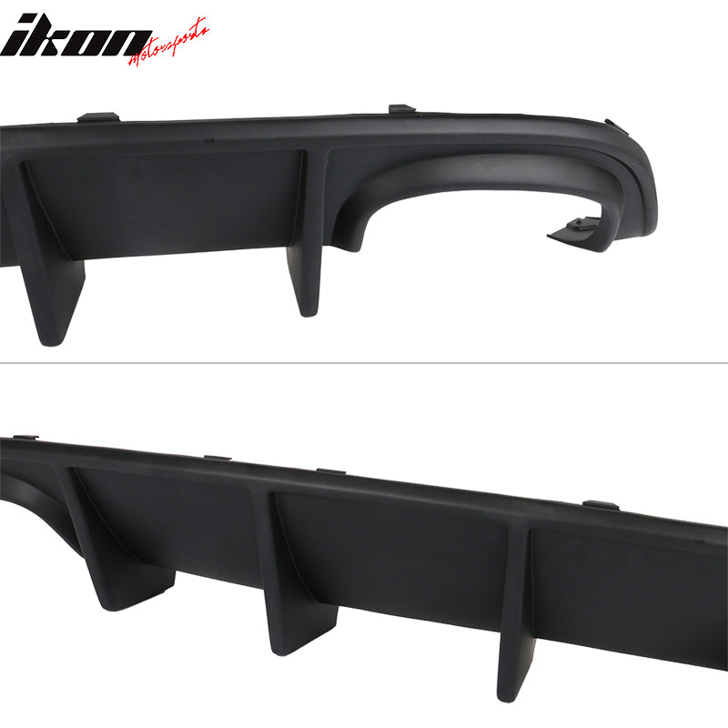 Fits 15-23 Dodge Charger Rear Bumper Cover + Rear Diffuser Quad Exhaust PP