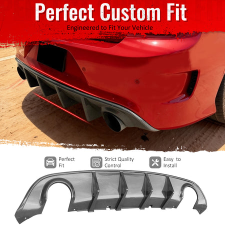 Fit 2015-2023 Dodge Charger SRT Rear Diffuser V3 Style