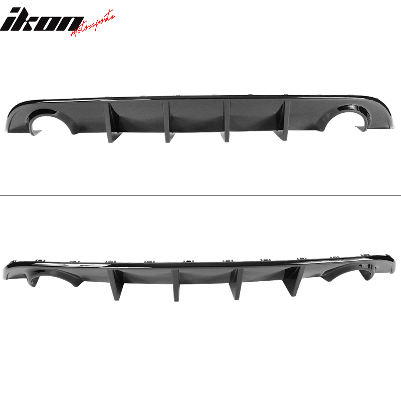 Fits 15-23 Dodge Charger SRT V3 Style Rear Diffuser with Reflective Tape