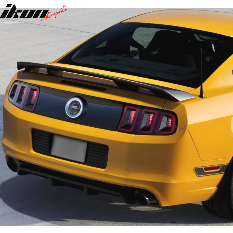 Rear Bumper Diffuser Compatible With 2013-2014 Ford Mustang California Special CS Boss302 PP Splitter Spoiler Valance Chin Diffuser Body kit by IKON MOTORSPORTS