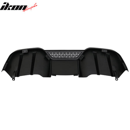 Fits 15-17 Ford Mustang R-Spec V2 Style Rear Bumper Diffuser Lower Valance Lip