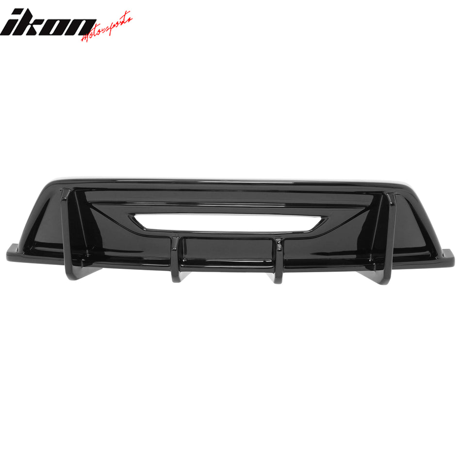 2024-2026 Ford Mustang Ecoboost GT IKON Rear Diffuser Gloss Black ABS