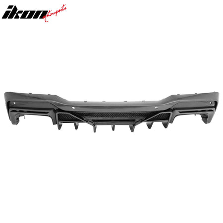 Fits 24-26 Ford Mustang Shelby Super Snake Rear Diffuser Carbon Fiber Print