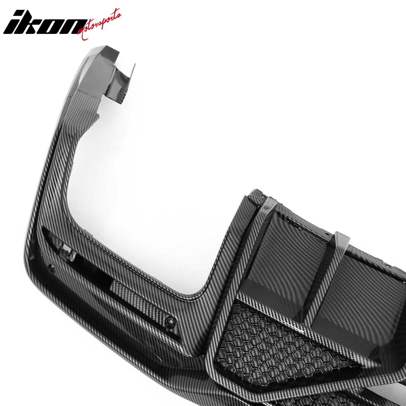 Fits 24-26 Ford Mustang Shelby Super Snake Rear Diffuser Carbon Fiber Print