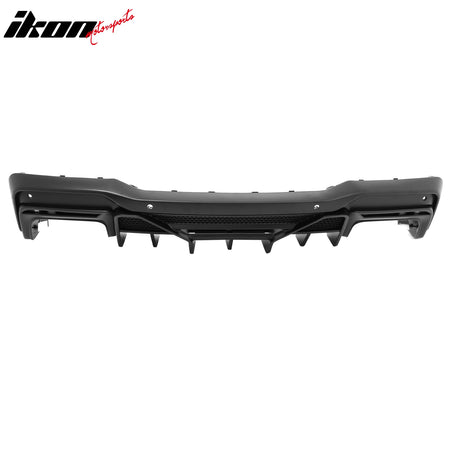 Fits 24-26 Ford Mustang V6/GT Shelby Super Snake Style Rear Diffuser Matte Black