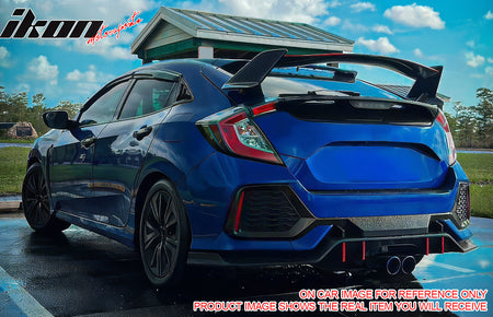 Fits 17-21 Honda Civic Hatchback Type R Rear Bumper Lip Conversion Kit - PP
