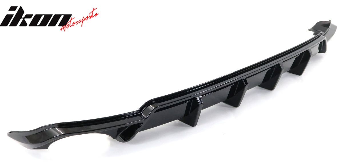 For 22-24 Honda Civic 11th FE-C Style Rear Bumper Lip Diffuser Apron Gloss Black