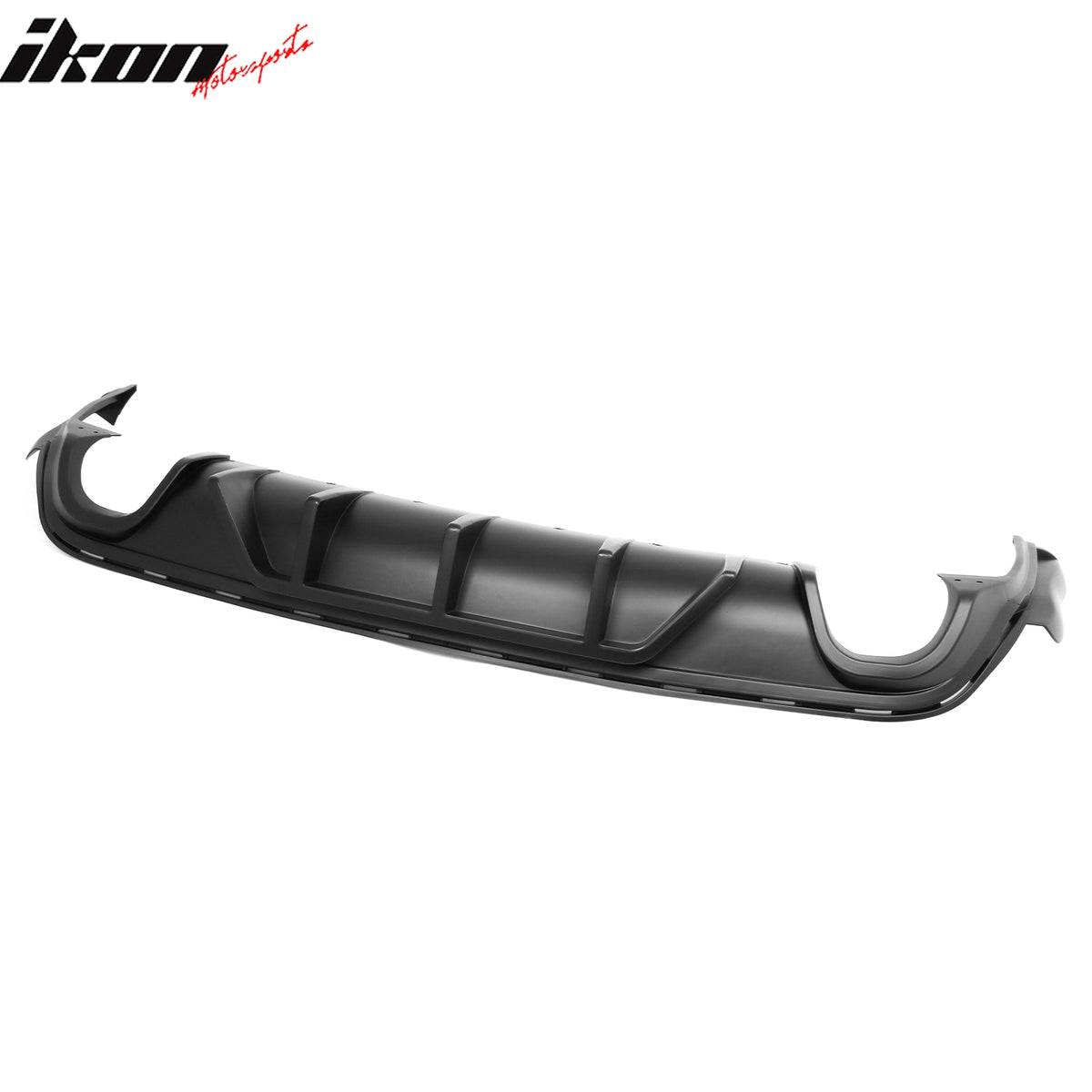 Fits 12-21 Jeep Grand Cherokee SRT V1 Shark Fin Rear Diffuser Unpainted Black