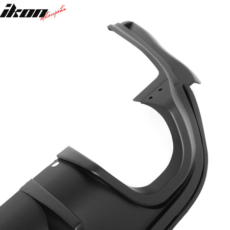 Fits 12-21 Jeep Grand Cherokee SRT V1 Shark Fin Rear Diffuser Unpainted Black