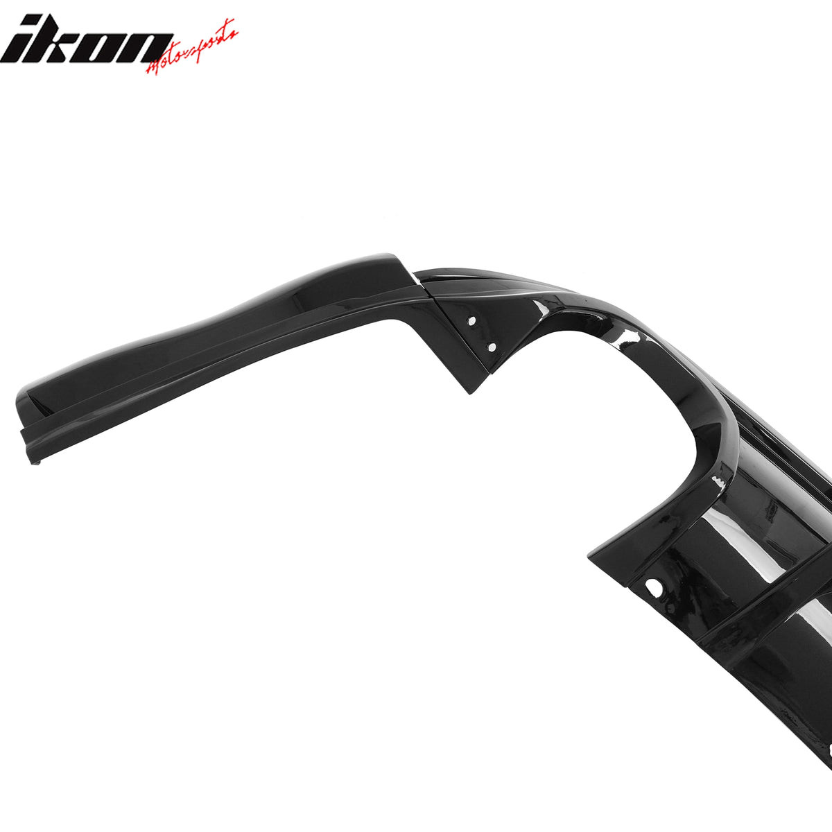 Fits 12-21 Jeep Grand Cherokee SRT/SRT8 V1 Shark Fin Rear Diffuser Gloss Black