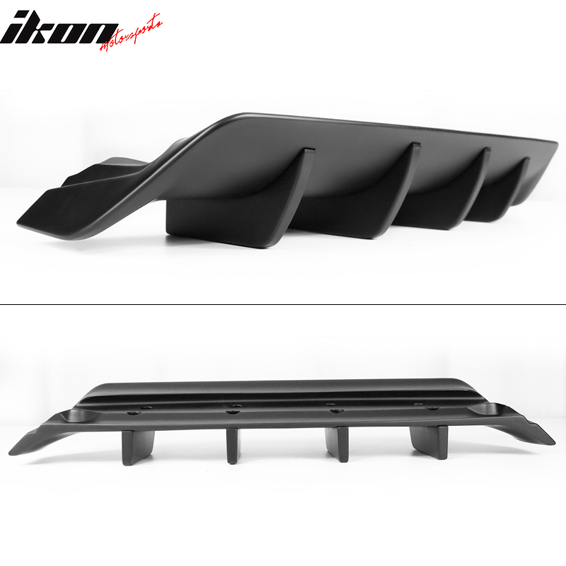 Fits 17-20 Lexus IS F Sport Type A Rear Diffuser Spiltter & Spats Matte Black