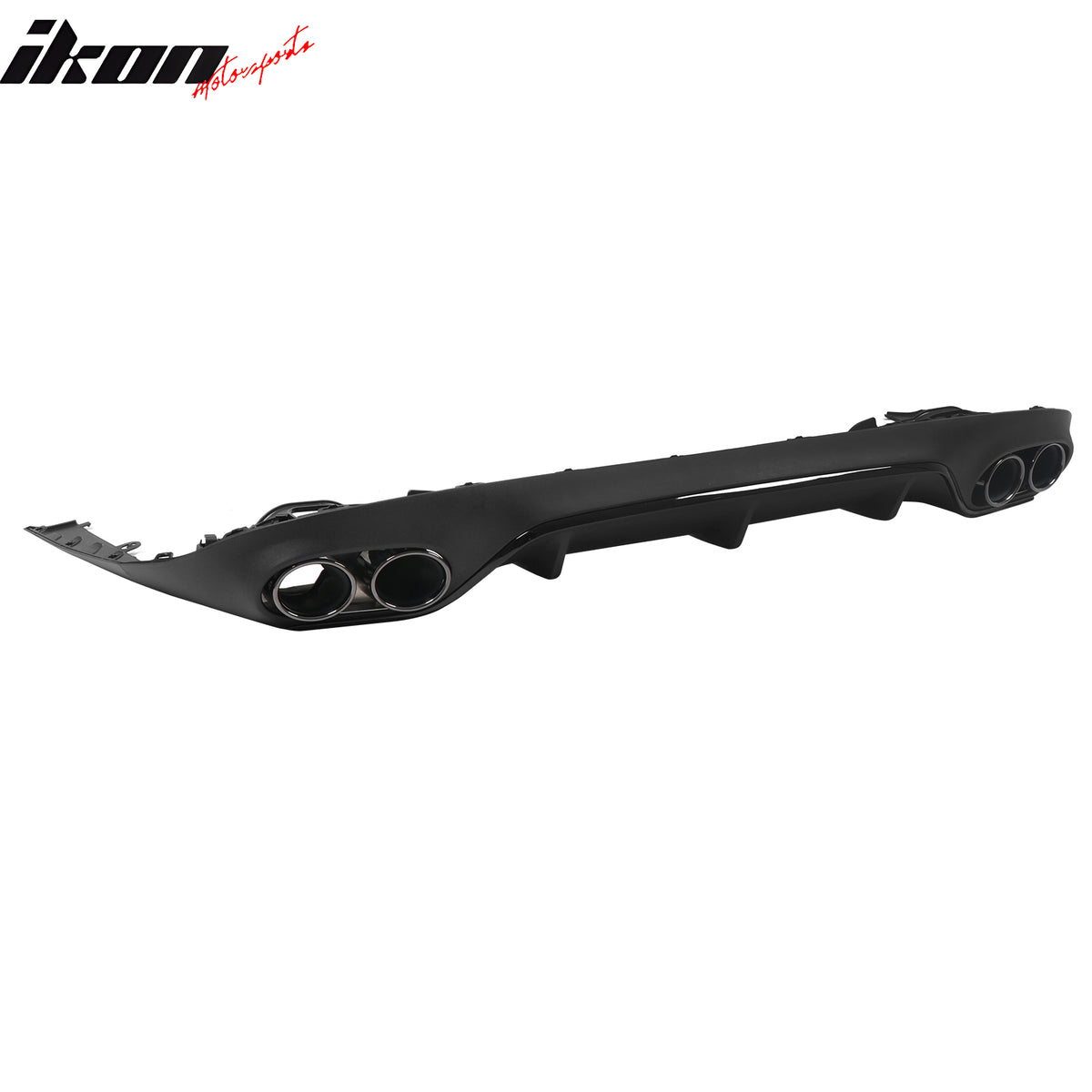 Fits 17-23 Benz E-Class E400 E450 E550 C238 E53 Style Rear Diffuser Exhaust Tips